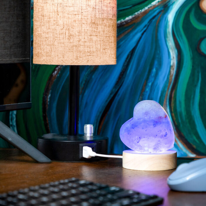 Himalayan Salt Crystal Smart Heart Package - Image 3